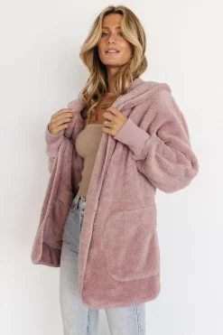 Clearance Baltic Born Melrose Teddy Jacket | Dusty Lilac DustyLilac
