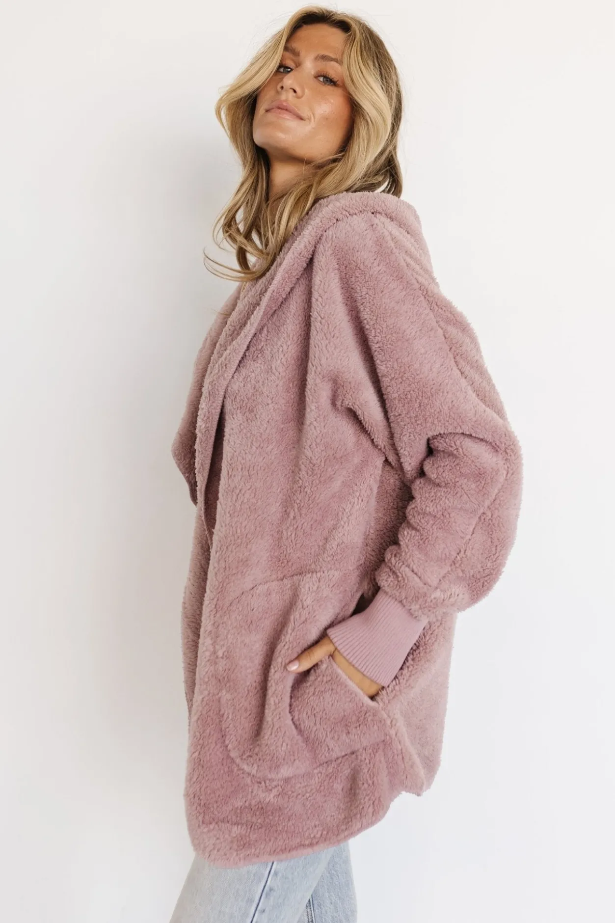 Clearance Baltic Born Melrose Teddy Jacket | Dusty Lilac DustyLilac