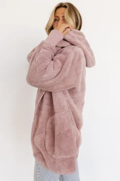 Clearance Baltic Born Melrose Teddy Jacket | Dusty Lilac DustyLilac