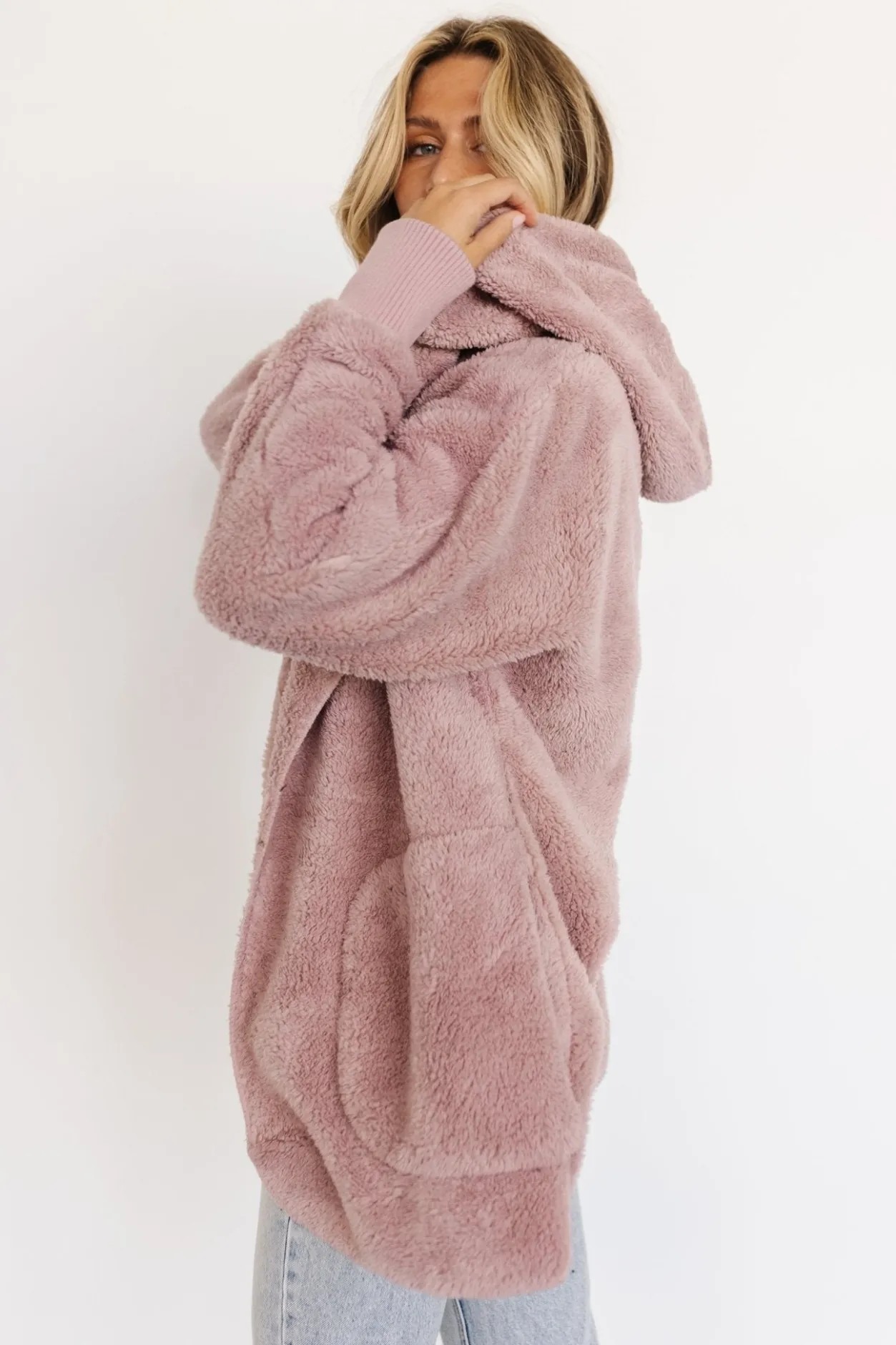 Clearance Baltic Born Melrose Teddy Jacket | Dusty Lilac DustyLilac