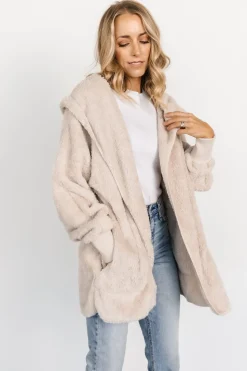 Discount Baltic Born Melrose Teddy Jacket | Oatmeal