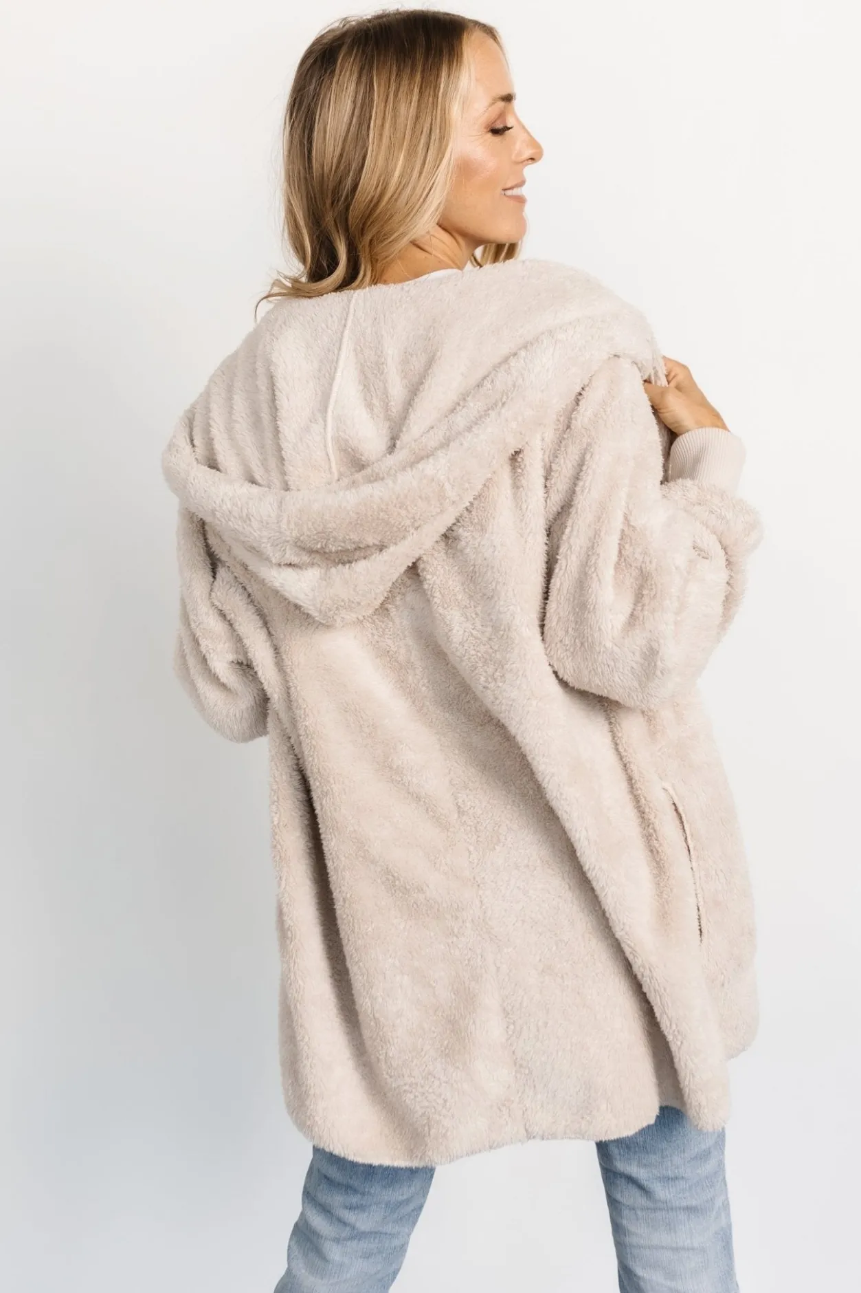 Discount Baltic Born Melrose Teddy Jacket | Oatmeal