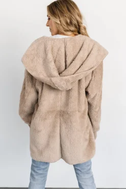 New Baltic Born Melrose Teddy Jacket | Taupe