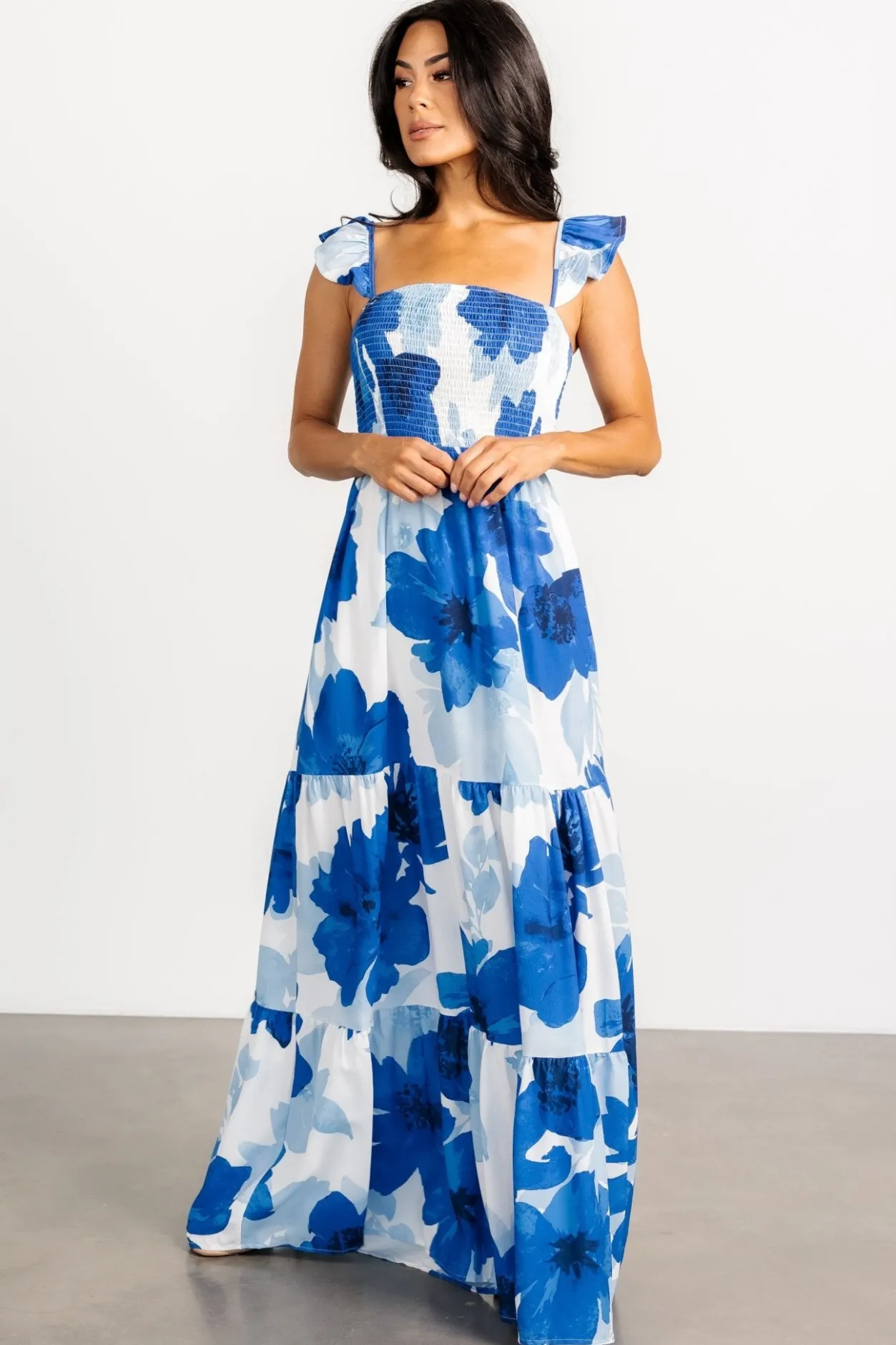 Fashion Baltic Born Mikaela Maxi Dress | Blue Floral BlueFloral
