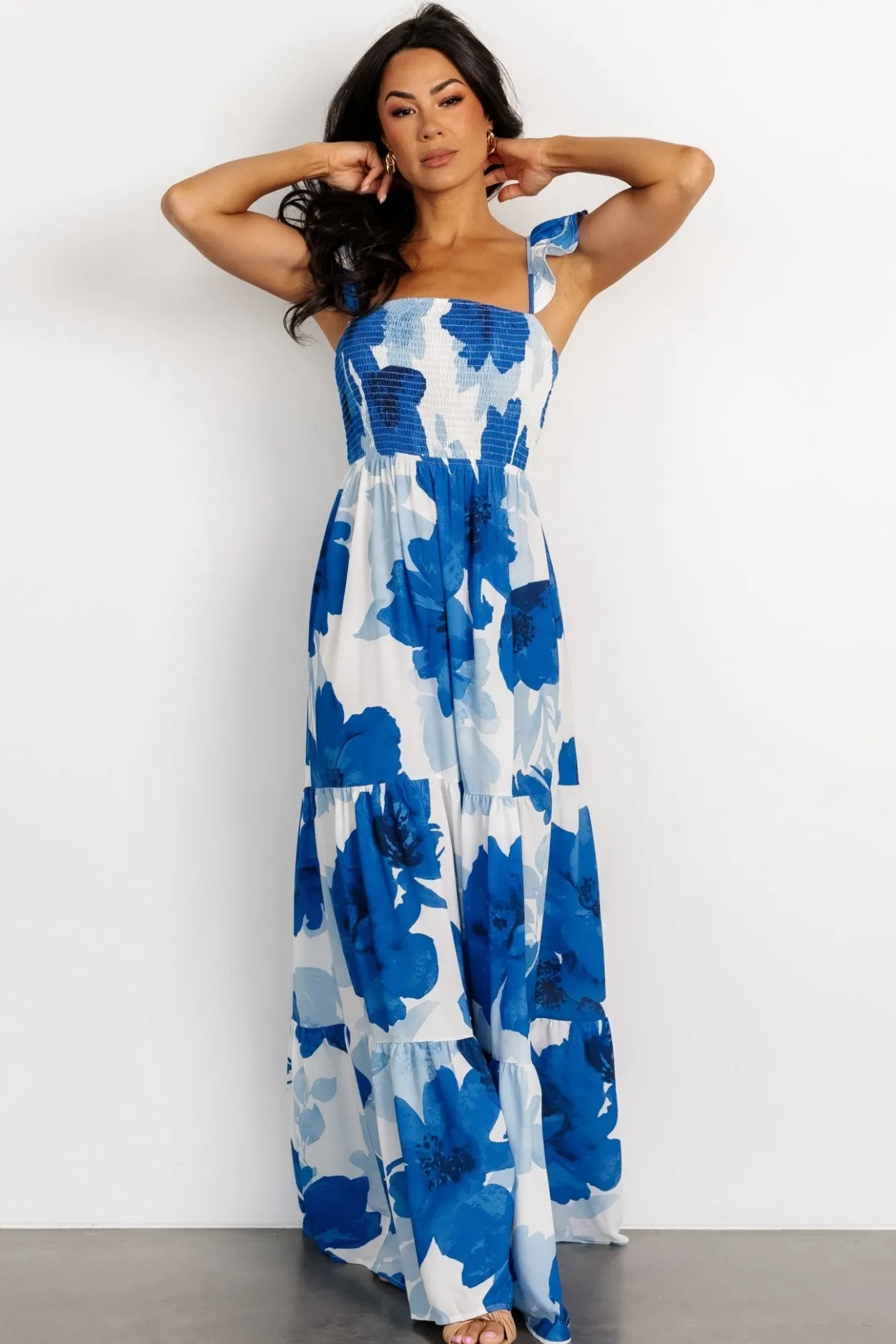 Fashion Baltic Born Mikaela Maxi Dress | Blue Floral BlueFloral