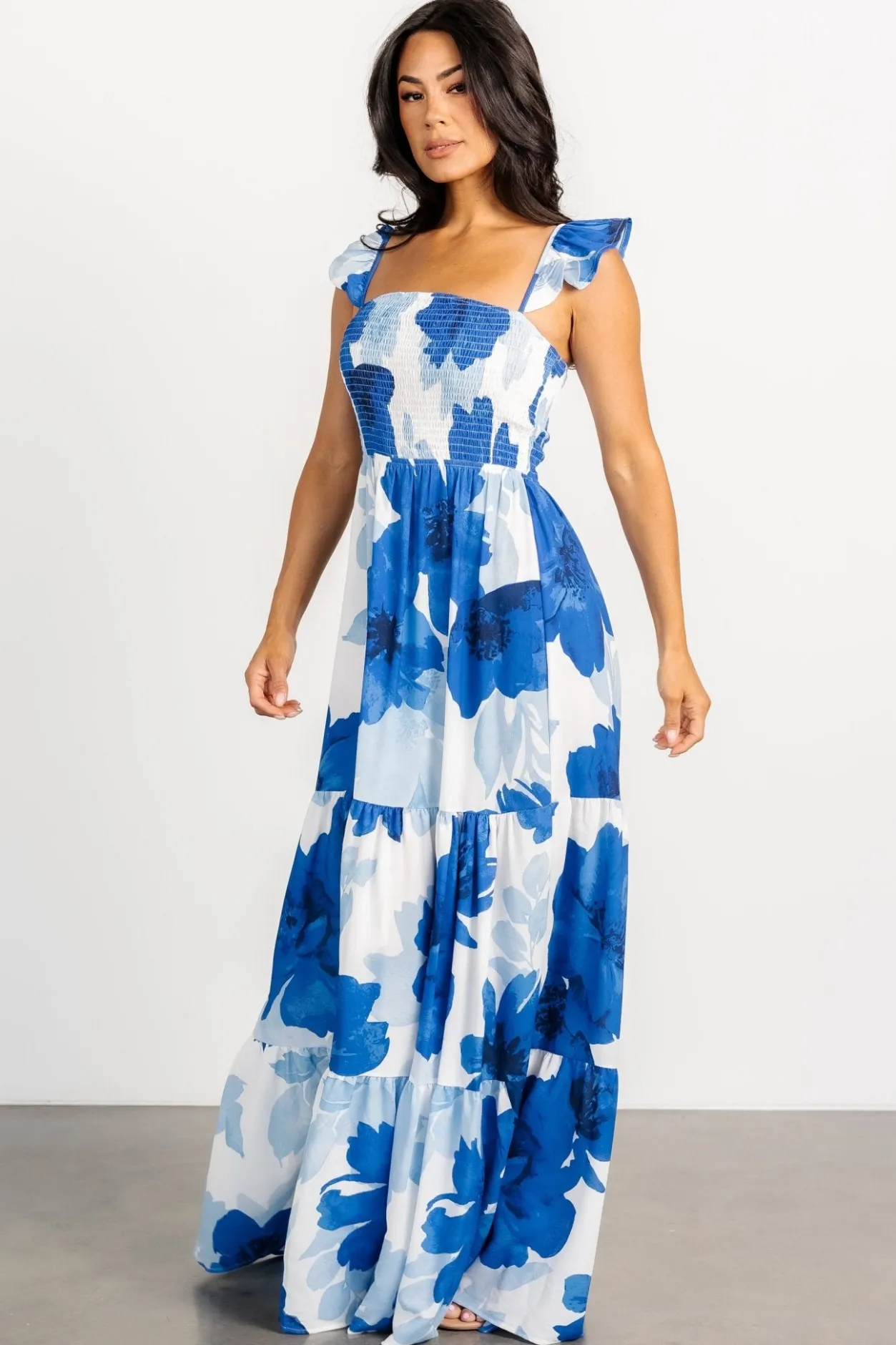 Fashion Baltic Born Mikaela Maxi Dress | Blue Floral BlueFloral