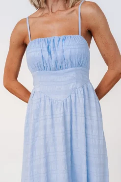 Clearance Baltic Born Mikayla Textured Tank Dress | Light Blue LightBlue
