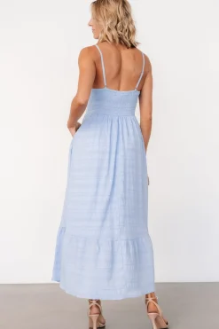 Clearance Baltic Born Mikayla Textured Tank Dress | Light Blue LightBlue