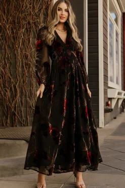 Fashion Baltic Born Mikla Maxi Dress | Black Multi BlackMulti