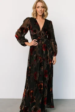 Fashion Baltic Born Mikla Maxi Dress | Black Multi BlackMulti