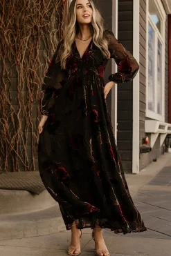 Fashion Baltic Born Mikla Maxi Dress | Black Multi BlackMulti