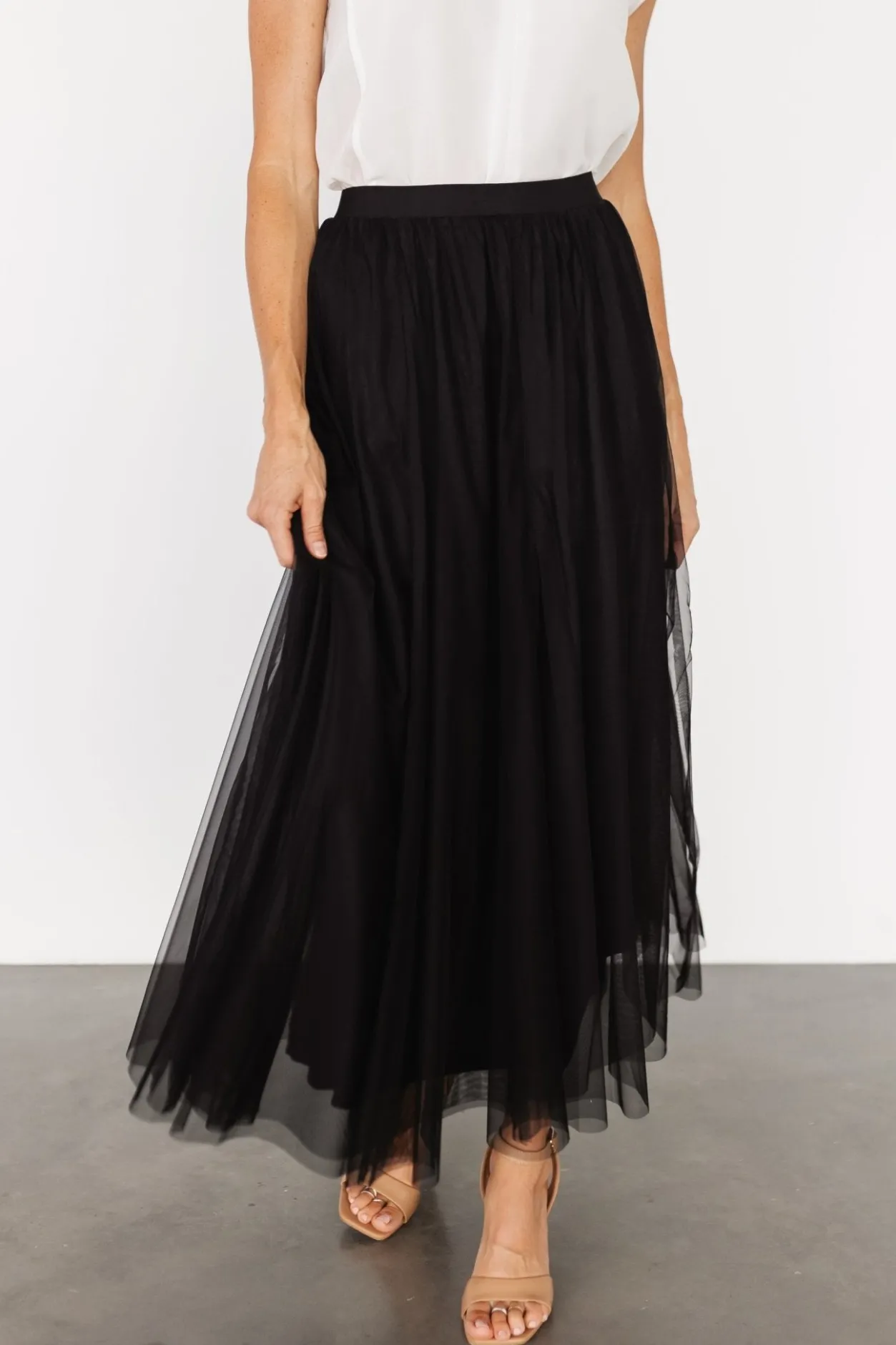 Hot Baltic Born Mila Tulle Skirt | Black