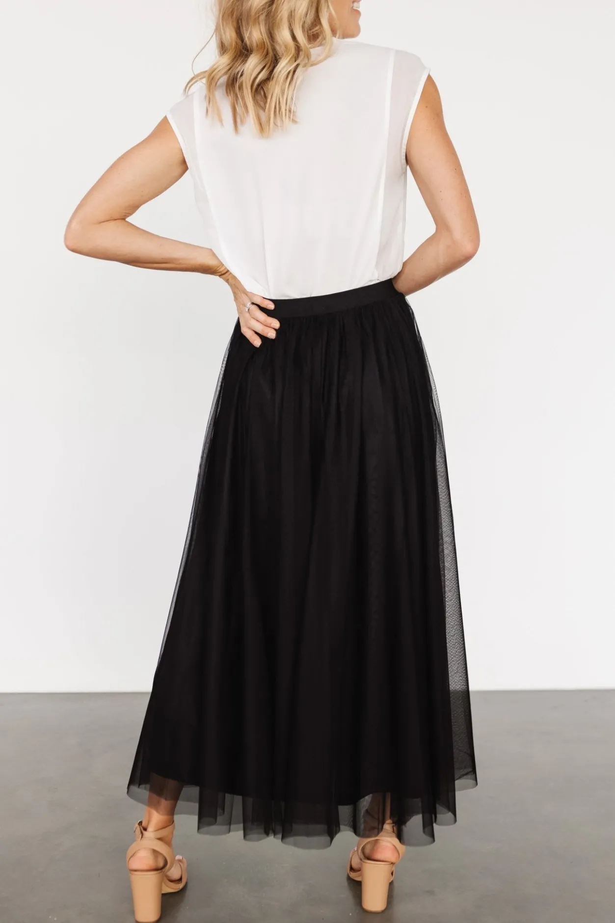 Hot Baltic Born Mila Tulle Skirt | Black