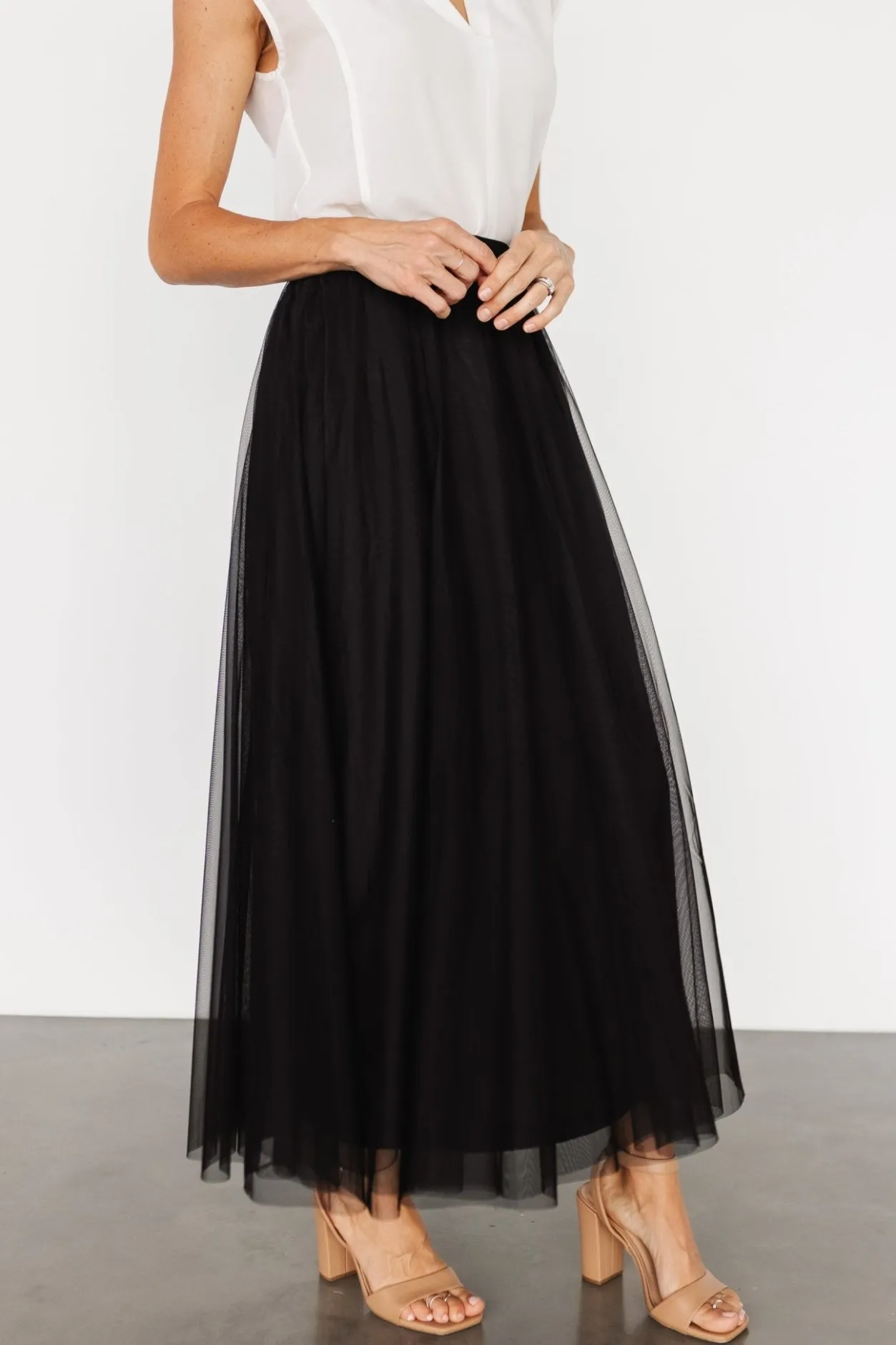 Hot Baltic Born Mila Tulle Skirt | Black