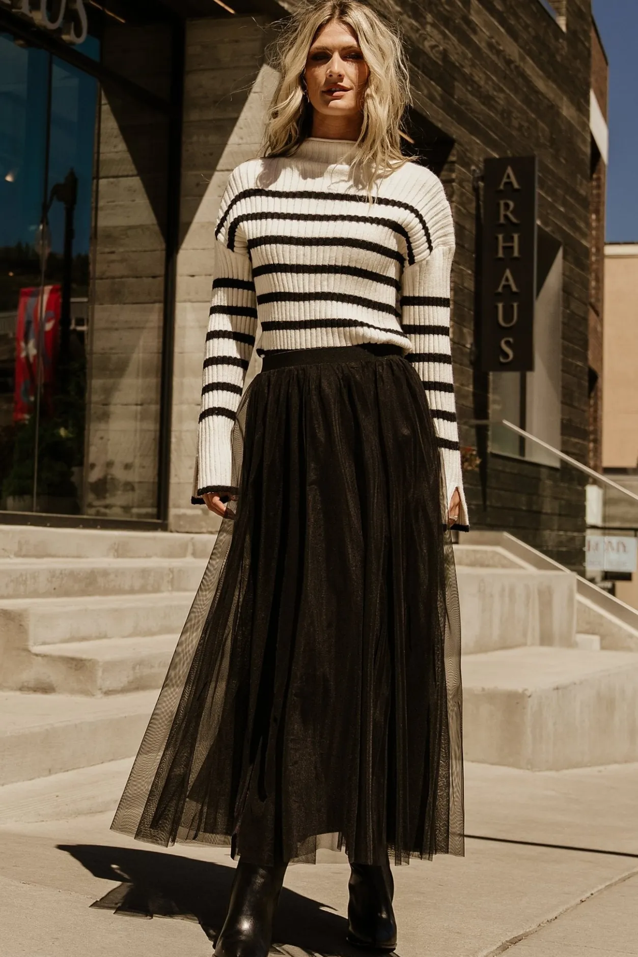Hot Baltic Born Mila Tulle Skirt | Black