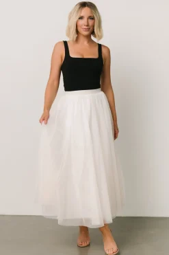 Hot Baltic Born Mila Tulle Skirt | Cream