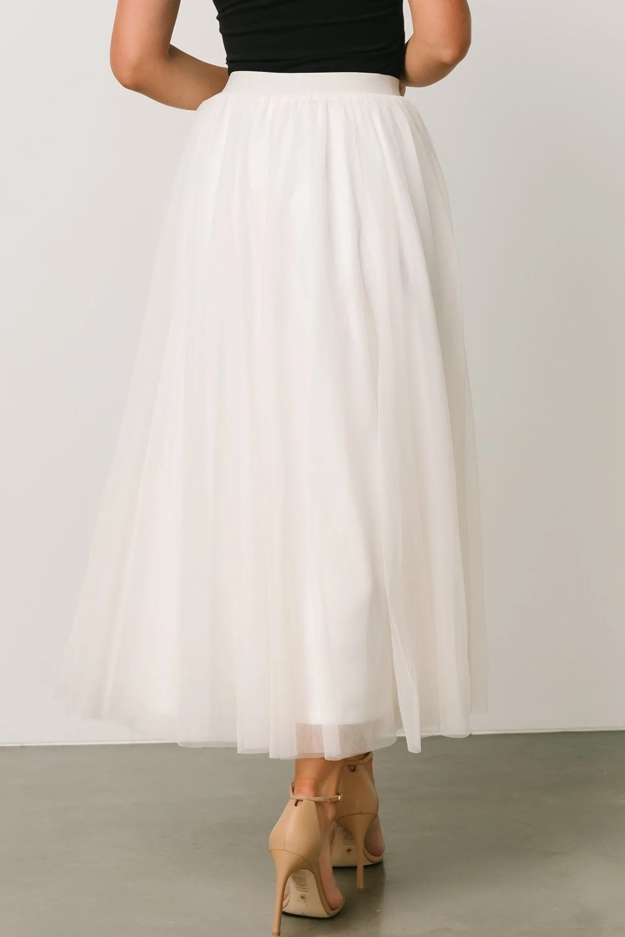 Hot Baltic Born Mila Tulle Skirt | Cream