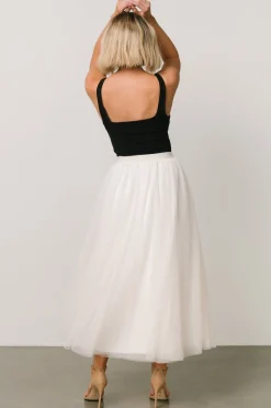 Hot Baltic Born Mila Tulle Skirt | Cream