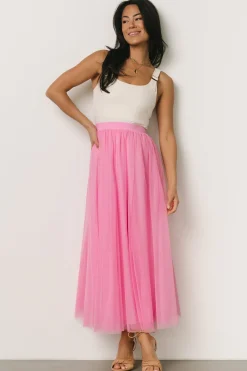 Discount Baltic Born Mila Tulle Skirt | Taffy Pink TaffyPink