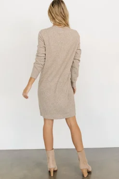 Clearance Baltic Born Miller Sweater Dress | Heather Taupe HeatherTaupe