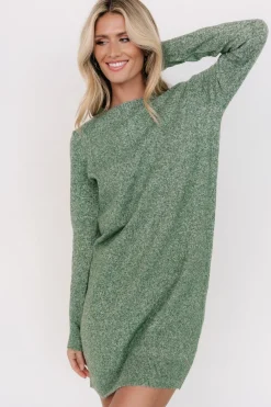 Hot Baltic Born Miller Sweater Dress | Heather Green HeatherGreen