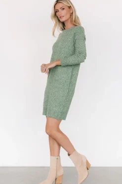 Hot Baltic Born Miller Sweater Dress | Heather Green HeatherGreen