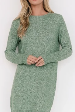 Hot Baltic Born Miller Sweater Dress | Heather Green HeatherGreen