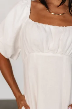 Hot Baltic Born Millie Linen Dress | Off White OffWhite