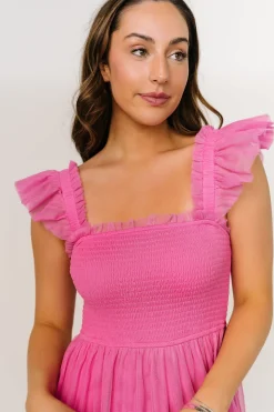 Best Baltic Born Mindi Tulle Midi Dress | Pink