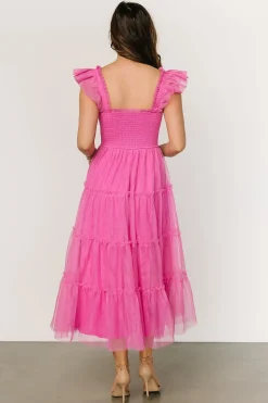 Best Baltic Born Mindi Tulle Midi Dress | Pink
