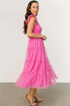 Best Baltic Born Mindi Tulle Midi Dress | Pink