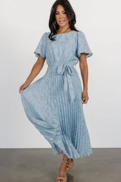 Sale Baltic Born Mindy Pleated Dress | Light Blue LightBlue