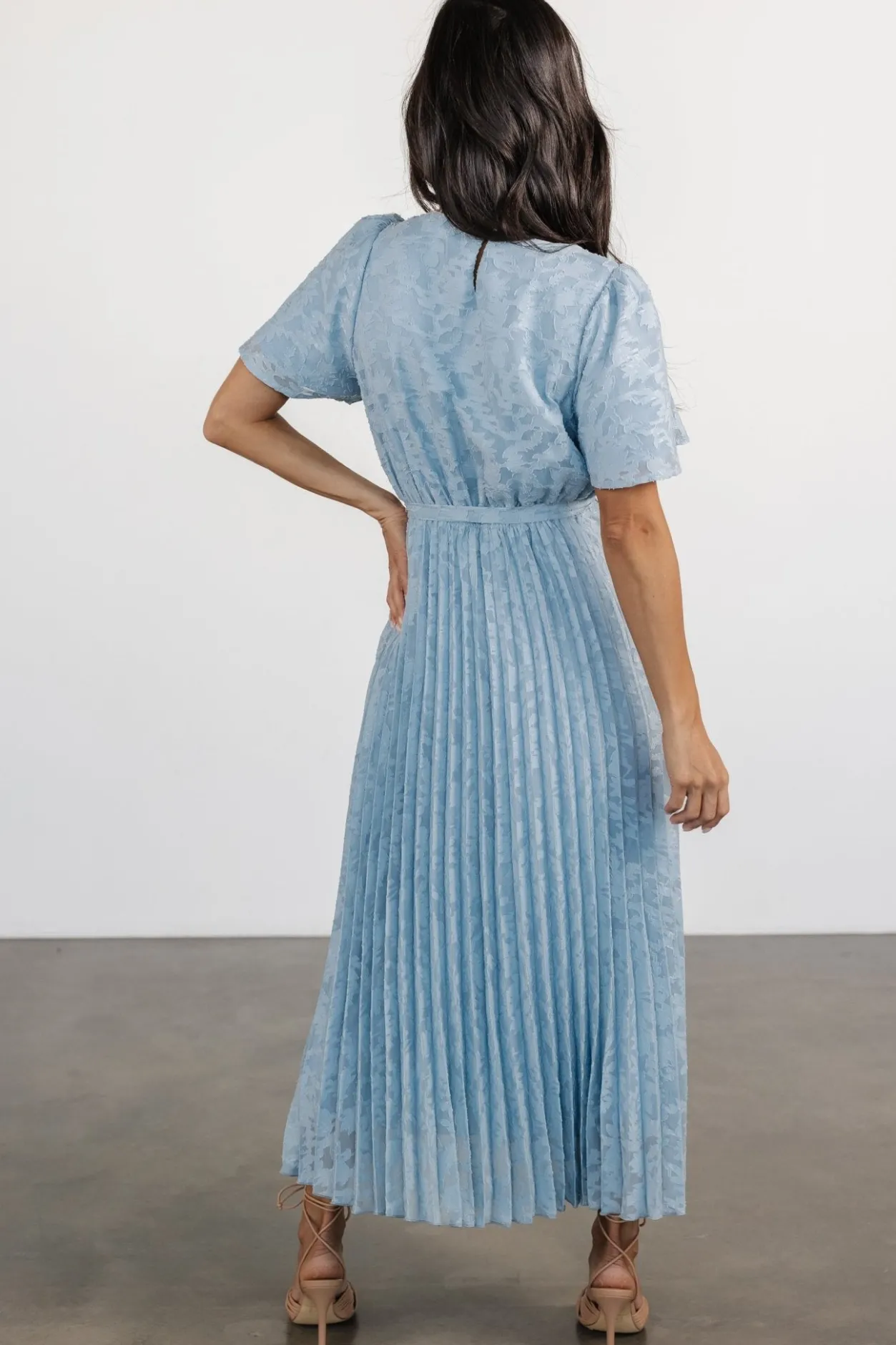 Sale Baltic Born Mindy Pleated Dress | Light Blue LightBlue