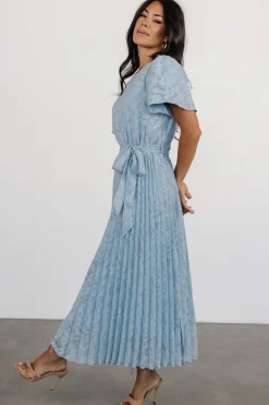 Sale Baltic Born Mindy Pleated Dress | Light Blue LightBlue