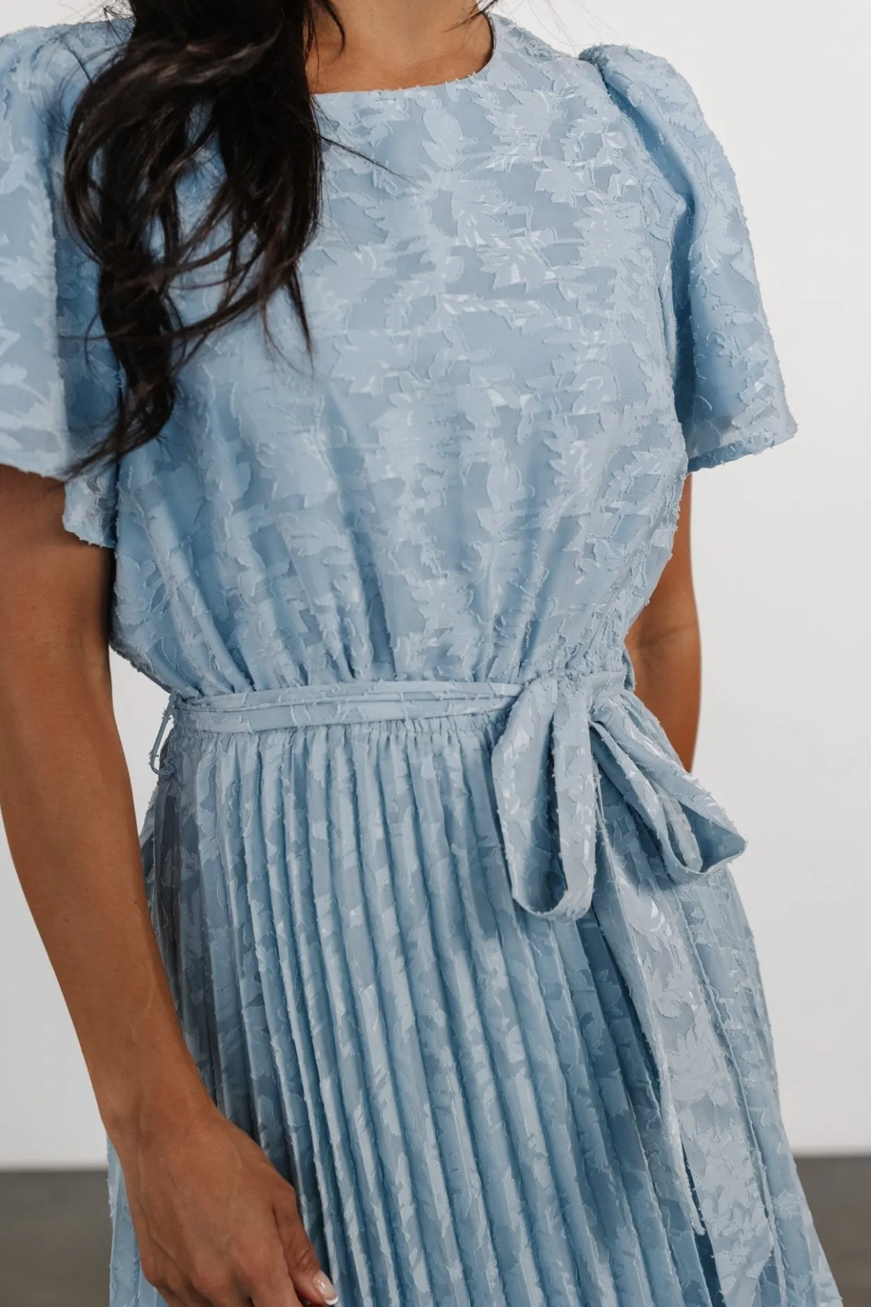 Sale Baltic Born Mindy Pleated Dress | Light Blue LightBlue