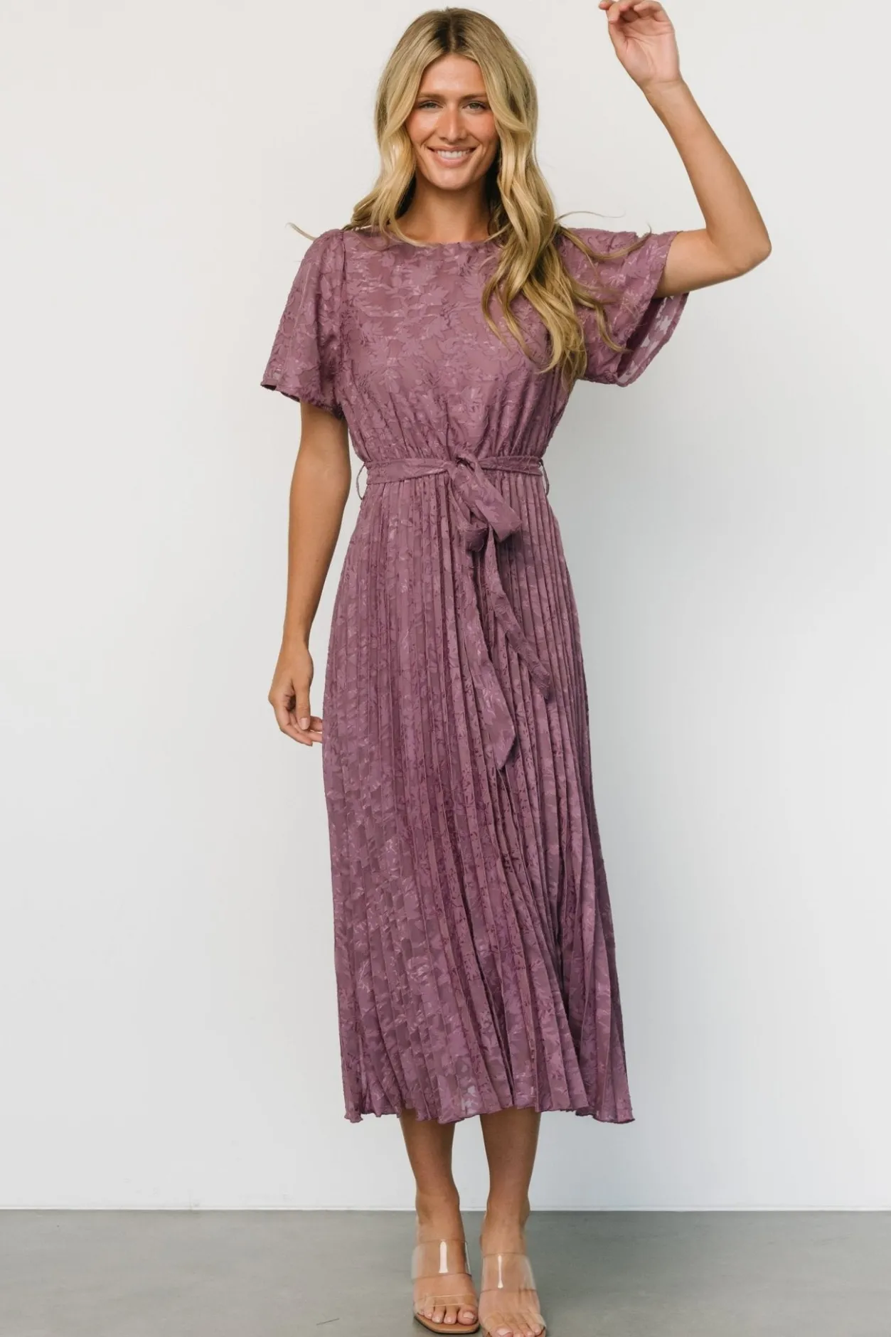 Hot Baltic Born Mindy Pleated Dress | Vintage Plum VintagePlum