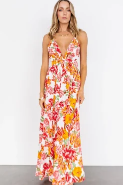 New Baltic Born Miramar Maxi Dress | Off White Floral OffWhiteFloral