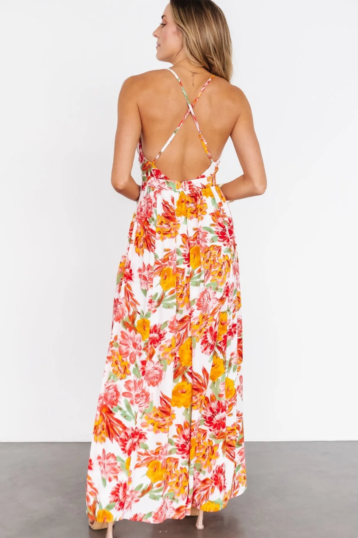 New Baltic Born Miramar Maxi Dress | Off White Floral OffWhiteFloral