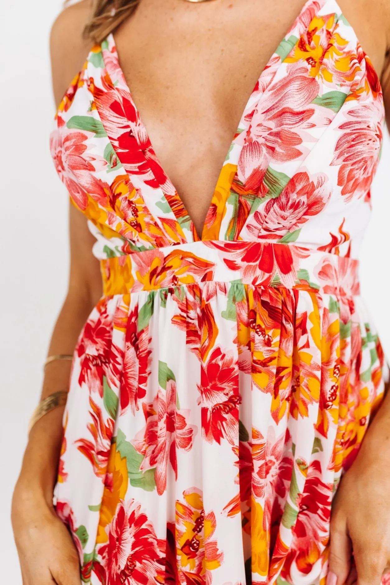 New Baltic Born Miramar Maxi Dress | Off White Floral OffWhiteFloral