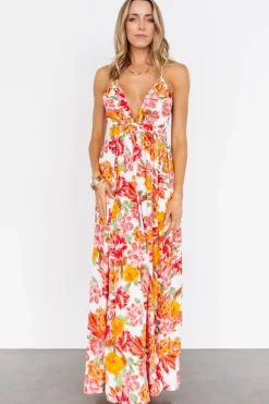New Baltic Born Miramar Maxi Dress | Off White Floral OffWhiteFloral
