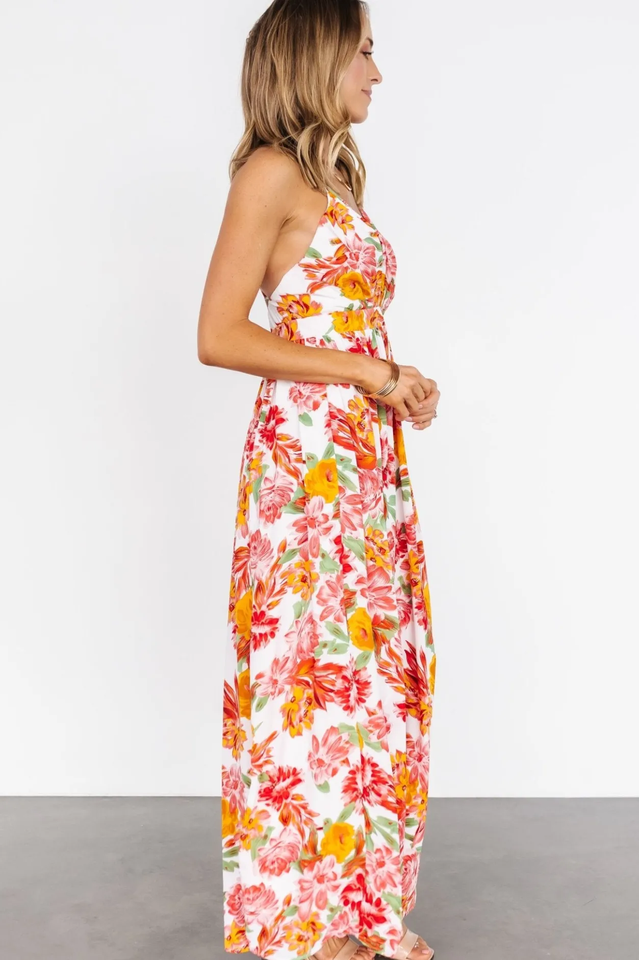New Baltic Born Miramar Maxi Dress | Off White Floral OffWhiteFloral