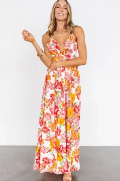 New Baltic Born Miramar Maxi Dress | Off White Floral OffWhiteFloral