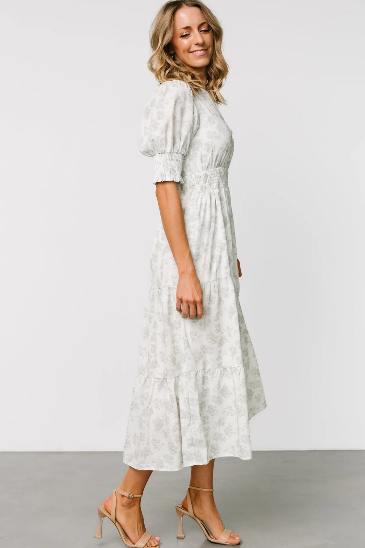 Best Baltic Born Miriam Midi Dress | Light Sage Floral LightSageFloral