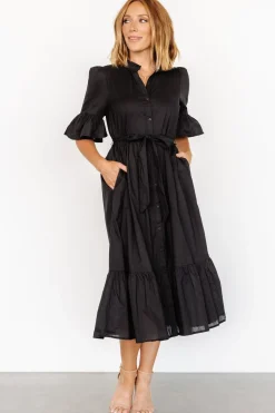 Hot Baltic Born Mirielle Midi Dress | Black
