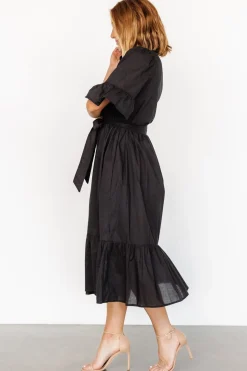 Hot Baltic Born Mirielle Midi Dress | Black