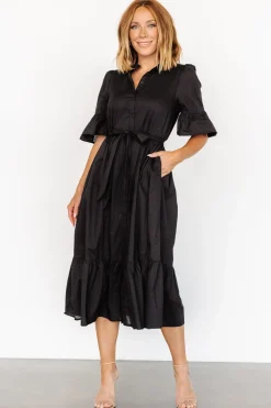 Hot Baltic Born Mirielle Midi Dress | Black