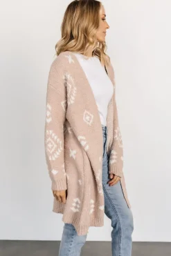 Outlet Baltic Born Missoula Oversized Cardigan | Sand + Off White Sand+OffWhite