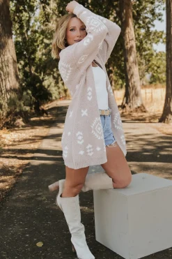 Outlet Baltic Born Missoula Oversized Cardigan | Sand + Off White Sand+OffWhite