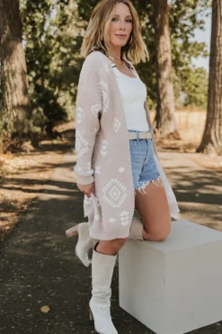 Outlet Baltic Born Missoula Oversized Cardigan | Sand + Off White Sand+OffWhite