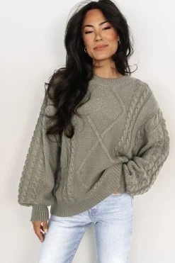Best Baltic Born Mona Knit Sweater | Olive